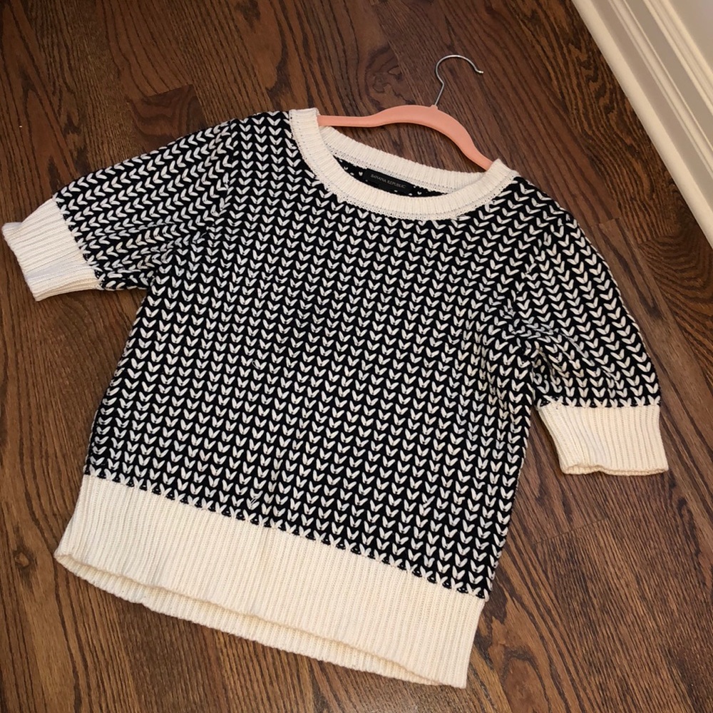 Banana Republic Chunky Knot Crop Sweater